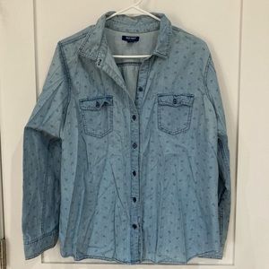 XL Old Navy Chambray Button-up Shirt